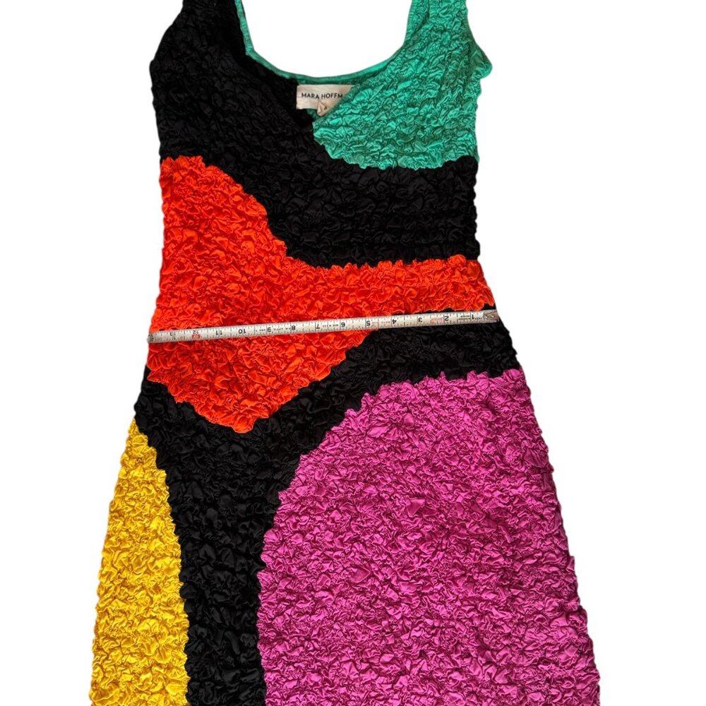 Mara Hoffman Ramona Dress Colorblock Tencel Modal Size M - Picture 7 of 7